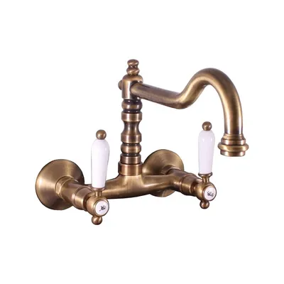 Immagine prodotto di Slezák-RAV Miscelatore per lavello/lavandino Slezák RAV Morava Retro MK502/28SM Colore: ottone vecchio, Dimensioni: 150 mm