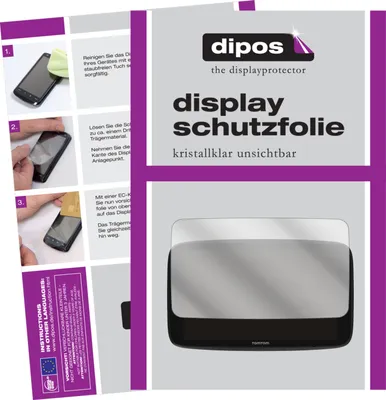 Zdjęcie produktu dla 2x folia ochronna do TomTom GO Discover 7 cali przezroczysta osłona ekranu folia ochronna wyświetlacza dipos