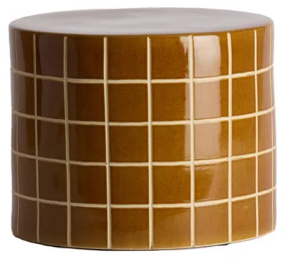 Immagine prodotto di Tavolino Vetroceramica Cognac Crema Ø42x34 cm Light & Living