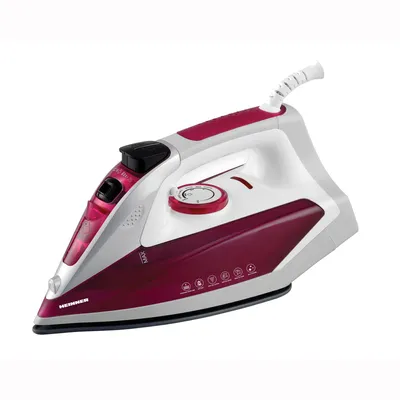 Zdjęcie produktu dla Heinner HSI-2200PP, Żelazko suche i parowe, Płyta ceramiczna, Fioletowy, Biały, 0,19 l, 2400 W, 118 mm