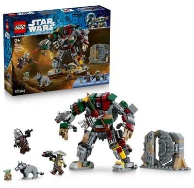 Produktbild von LEGO Star Wars 75451 Showdown mit dem Wächterdroiden am Huttenpalast Spielzeug - The Mandalorian and Grogu Set mit Actionfigur, 2 Minifiguren & 2 Figuren - Geschenk für Jungen ab 9 Jahren & Filmfans