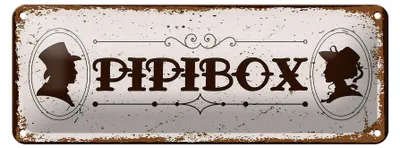 Produktbild von Blechschild Spruch 27x10cm Pipibox Dekoration