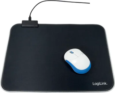 Produktbild von LogiLink Gaming Maus Pad mit RGB-Beleuchtung schwarz
