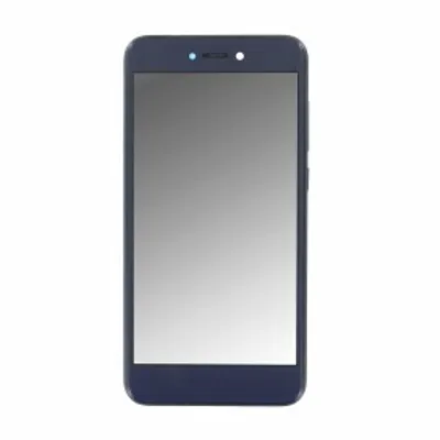 Produktbild von Display für Huawei P8 Lite 2017 LCD + Rahmen blau, Touch Bildschirm