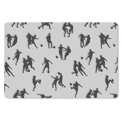 Produktbild von MuchoWow® Schreibtischunterlage Sport - Fußball - Muster 60x40 cm - XXL Mauspad - Großes Mauspad