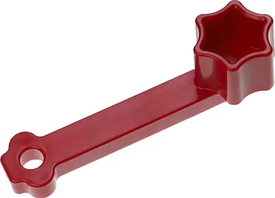 Produktbild von vhbw Teiglöser kompatibel mit Vorwerk Thermomix TM5, TM6 Küchenmaschine - Teigblume, Kunststoff Rot