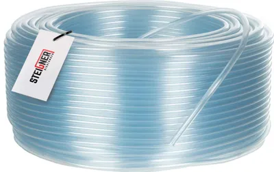 Produktbild von STEIGNER Benzinschlauch Wasserschlauch PVC Schlauch Transparent, Durchmesser: 4-6 mm, Länge: 5 m, SBS-02-5