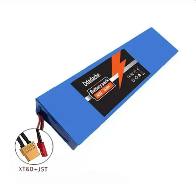 Produktbild von 48V 60Ah Akku für E-Scooter - 13S4P 18650 Lithium-Ionen Batteriepack - Für Motoren bis 2000W - XT60 + JST Stecker