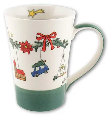 Produktbild von Mila Keramik-Teebecher, Weihnachtszauber