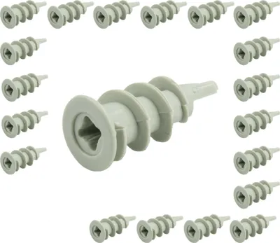 Produktbild von MASTERPROOF PROFESSIONAL Gipsplattendübel Integral, für Schrauben von Ø 3,3 mm bis Ø 5,5 mm, 20 Stück