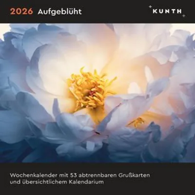 Image de Aufgeblüht - Calendrier cartes postales KUNTH 2026