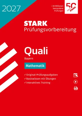 Produktbild von STARK Mathematik 9. Klasse - Quali Mittelschule 2027 Bayern - Prüfungsvorbereitung