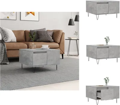 Produktbild von vidaXL Couchtisch Betongrau 55x55x36,5 cm Holzwerkstoff -  Couchtische