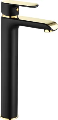 Produktbild von Rea Waschbeckenarmatur My1805-21Bg Bloom High Black/Gold