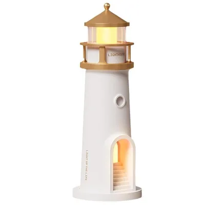 Produktbild von Leuchtturm-Dekolampe, LED-Mondlicht-Projektor,Sternenhimmel-Nachtlicht mit Bewegungssensor, sanftes Tischlicht,ideal für Kinderzimmer, Spielzimmer
