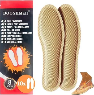 Image de Semelles chauffantes, 10 paires, extra chaudes, 8 heures d'autonomie, taille M/L