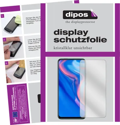 Zdjęcie produktu dla 2x przezroczysty ochraniacz ekranu do Huawei P Smart Pro (2019) folia ochronna wyświetlacza dipos