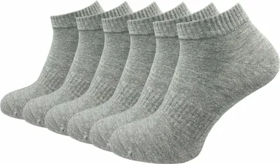 Produktbild von Gawilo  Kurze Sportsocken Damen & Herren (6 Paar), Hellgrau / 47 - 50
