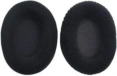 Obrázok produktu pre Náhradné ušné vankúšiky pre herné slúchadlá, čierny flanel, 1 pár, 10*8*2 cm, kompatibilné s HyperX Cloud II