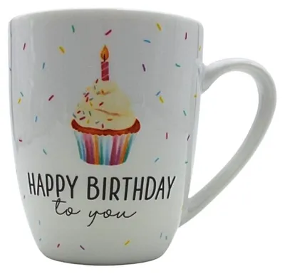 Obrázok produktu pre Porcelánová šálka na kávu "Happy Birthday", objem 250 ml