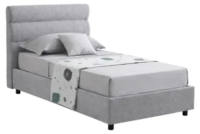 Produktbild von Brendola - Einzelbett, Grau, Matratze Inkl. Italy