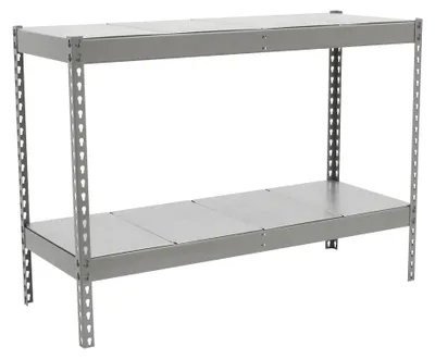 Image de Etagère Sans Vis Simonforte 1507-2 Metal 900 Galva/galva Galvanisé 900x1500x750 - Simonrack