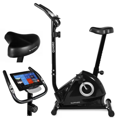 Zdjęcie produktu dla ROWER TRENINGOWY stacjonarny magnetyczny QUADRO rowerek domowy SAPPHIRE