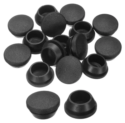 Silikonstopfen 15er-Pack, rund, 22-23 mm, schwarz