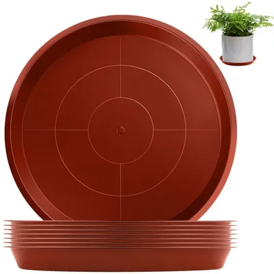 Productafbeelding van Omgoods - Set van 4 Ronde Potcoasters voor Planten