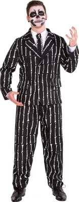 Produktbild von dressforfun® Herrenkostüm Knochenanzug