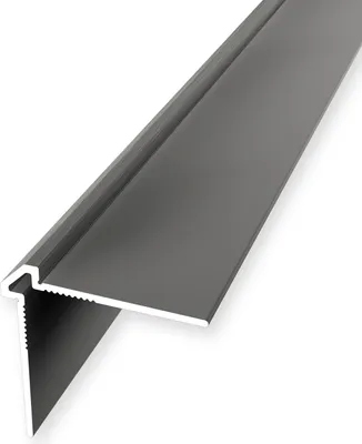 Produktbild von Wandprofil 25 x 25 x 2700 mm Einfasshöhe 2 mm Tapetenprofil Aluminium eloxiert Glatt Ungebohrt Edelstahl Küberit