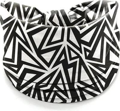 Produktbild von Breites, schweißabsorbierendes Sport-Stirnband, schnelltrocknend, dehnbar, für Damen, Bohemia-Stil, Karomuster, Yoga-Kopftuch, Haar-Accessoires, Schwarz