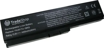 Produktbild von Trade-Shop Notebook Li-Ion Akku 10,8V/11,1V 4400mAh für Toshiba Satellite P755D-S5378 P770-BT4N22