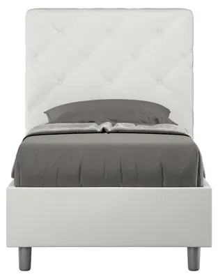 Immagine prodotto di Letto Singolo 80x200 cm Senza Rete Priya Bianco