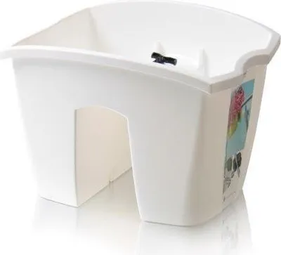 Produktbild von Prosperplast Blumenkasten CROWN Weiß 24,2 cm