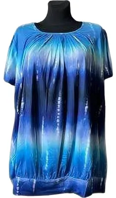 Productafbeelding van CZIMOO Blauw dames T-shirt met korte mouwen, maat M