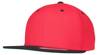 Image de Casquette Snapback « Classic » Yupoong FK1774 (taille unique) (rouge/noir)