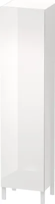 Produktbild von Hochschrank L-CUBE INDIVIDUAL 250/500x200/363x1321/2000mm Ans li we hg Anschlag links weiß hochglanz