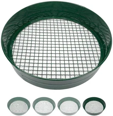 Image de Poteau de jardin rond de 33 cm, pour terreau, compost et gravier, stable