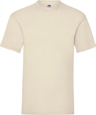Immagine prodotto di Fruit of the Loom 61-036-0 | Maglietta da uomo Valueweight - Colore: Natural - Taglia: S