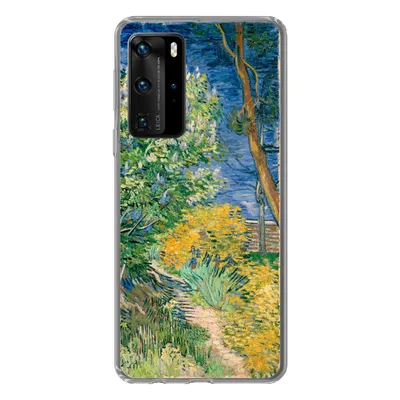 Produktbild von MuchoWow® Handyhülle Schutzhülle Hülle für Huawei P40 Pro Die Büsche bei Arles - Vincent van Gogh Silikon Softcase Handy Hülle - Schutz