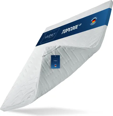 Produktbild von LILENO HOME Matratzentopper 180x200 cm - viscoelastischer Matratzen Topper aus Memory Foam (Dicke 8 cm) geeignet für Kaltschaum Matratzen und Boxspringbett - TopCool® 180x200 Matratzenauflage