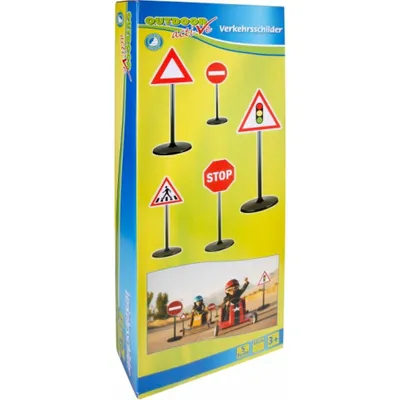 Produktbild von OA Verkehrsschilder 5-teilig, Höhe 65cm
