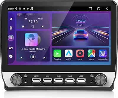 Immagine prodotto di Autoradio CarPlay Android Auto per Audi A4 (2000-2009) - funzionamento a pulsante, touchscreen, 6+128GB, GPS, Bluetooth, comandi al volante