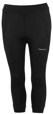 Productafbeelding van Pinnacle - "Capri" 3/4 leggings voor dames, geschikt voor fietsen, model GT16133 (maat 40 EU) (zwart)
