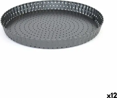 Obrázek produktu pro Forma na dorty Quttin 28 x 3 cm, perforovaná, rozebiratelná (12 kusů)