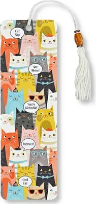 Produktbild von Lesezeichen „Katzen“ – Peter Pauper Press