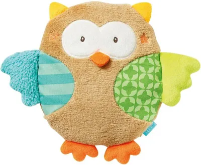 Produktbild von Kirschkernkissen Eule – Kuschelkissen mit entnehmbarem Wärme-/ Kältesäckchen