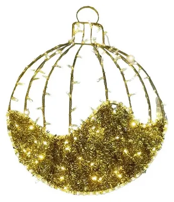 Image de Décoration de Noël, boule dorée - ML03