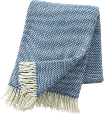 Produktbild von Klippan - Decke Plus Blau 130 x 200 cm